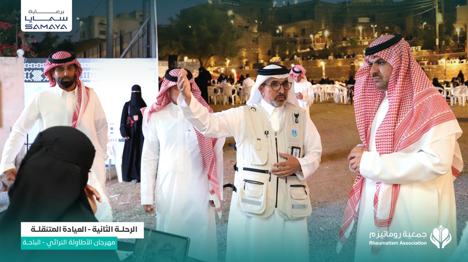 جولة محافظ القرى في مرافق العيادة المتنقلة بمهرجان الأطاولة التراثي التاسع